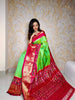 Royal Handloom Soft Silk Saree With Ikkat Digital Print And Zari Edging