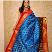 Vibrant Handloom Soft Silk Saree With Stylish Digital Ikkat Prints