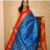 Vibrant Handloom Soft Silk Saree With Stylish Digital Ikkat Prints