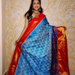 Ikkat Printed Handloom Soft Silk Saree
