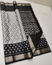 Cultural Ikkat Style Handloom Soft Silk Saree With Ethnic Digital Prints